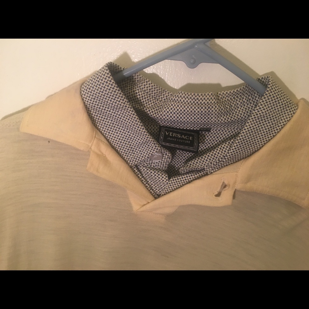 Lot of 2 - mens Versace Shirt & Sweater Combo - LG